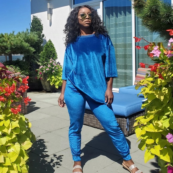 Bougie Glam Velour Set - Picture 1 of 3